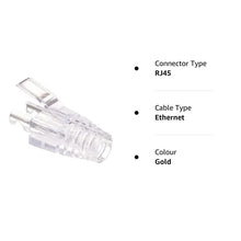 RJ45 Boot for Cat5, Cat5e & Cat6 Connectors Pack of 100