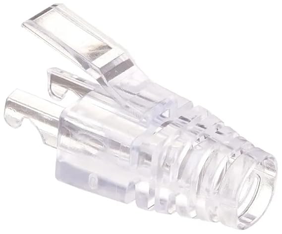 RJ45 Cat6 Pass Through Connector Pack of 100
