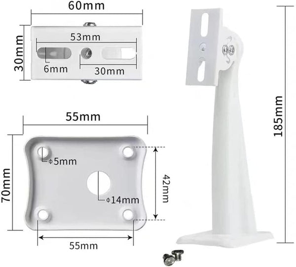Heavy Duty Metal CCTV Camera Wall Mount Bracket 11cm