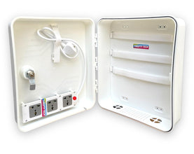 PoE Junction Box 16x11x5 Inch CCTV Rack for DVR, NVR & PoE Switches