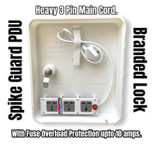 CCTV DVR & NVR PVC Box with Spike Guard Sockets and 10A Surge Protection