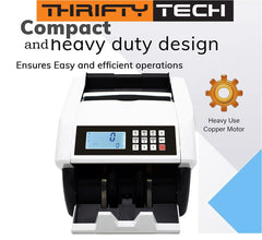 2080 Cash Counting Machine with Fake Note Detection & Value Counting