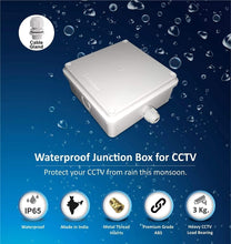 CCTV Camera Junction Box 5x5x2.5 Inch IP65 ABS Plastic Pack of 32