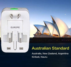 Universal Travel Adapter with Surge Protection for Worldwide International Use
