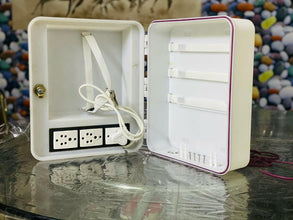 CCTV DVR Rack Box 13x11x5 Inch ABS Fibre Plastic Cabinet for DVR, NVR & PoE Switches
