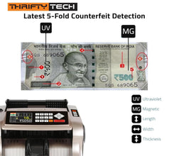 Mix Counting Heavy-Duty Cash Counting Machine with Fake Note Detection