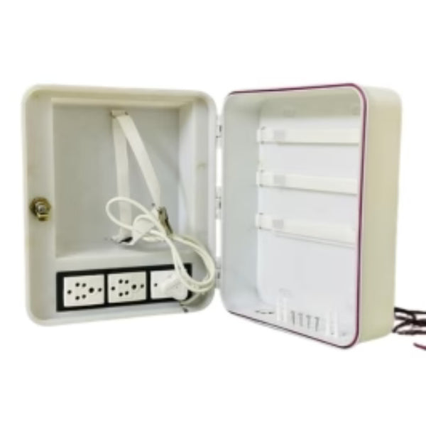 ABS Fibre DVR 2U Rack Box 13x11x5 Inch CCTV Cabinet